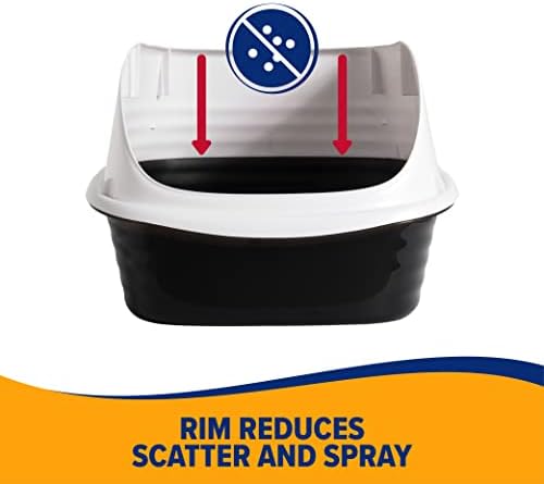 Arm & Hammer Rimmed Open Cat Litter Box, Wave - Image 5