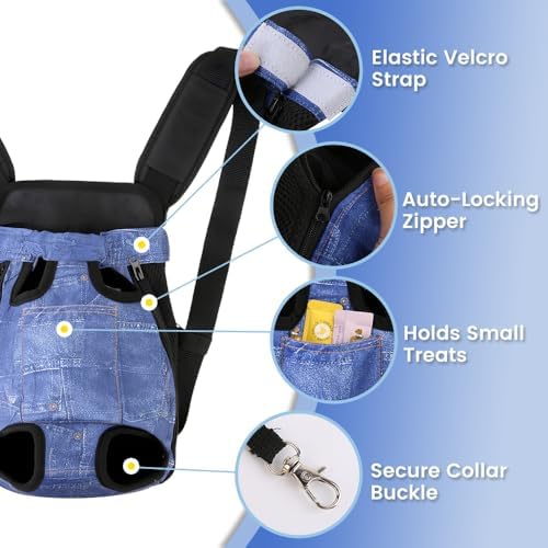 Mosago Dog Backpack Carrier, Front Chest Carrier - Image 5