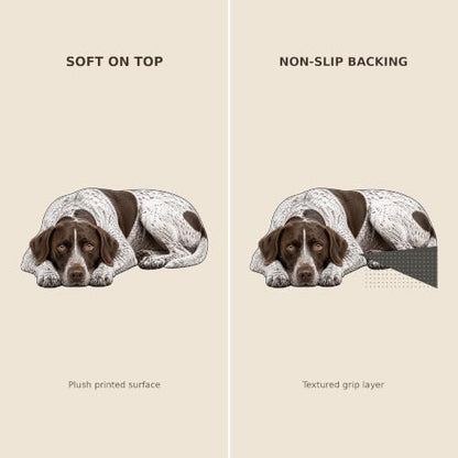 3D Realistic Dog Shaped Bath Mat & Floor Rug - Image 5