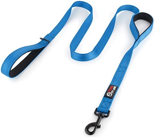 Primal Pet Gear Dog Leash 6ft Long, Traffic Padded Two Handle, Heavy Duty by PrimalPetGear
