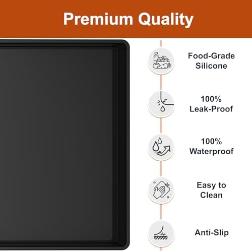 19" x 12" Extra Thick Silicone Mat Waterproof - Image 2