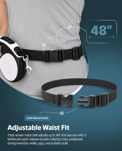 Hands-Free Retractable Dog Leash - Image 3