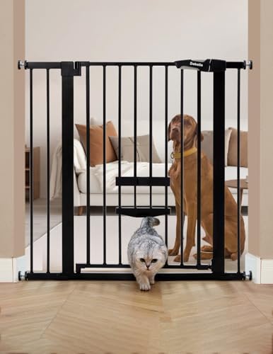 Babelio 36" Tall Pet Gate with Cat Door, CatPrivilege II by BABELIO