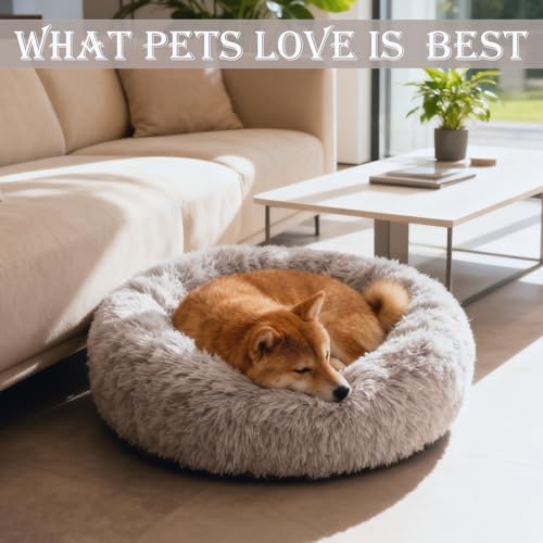 Washable Calming Dog & Cat Bed for Ultra Large Small Medium Size Pet - Image 3