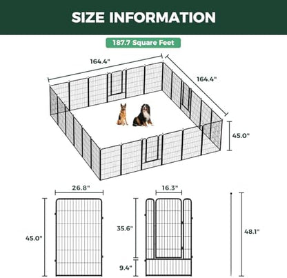 FXW Rollick Dog Playpen, Yard & RV Camping, 24 Panels - Image 6