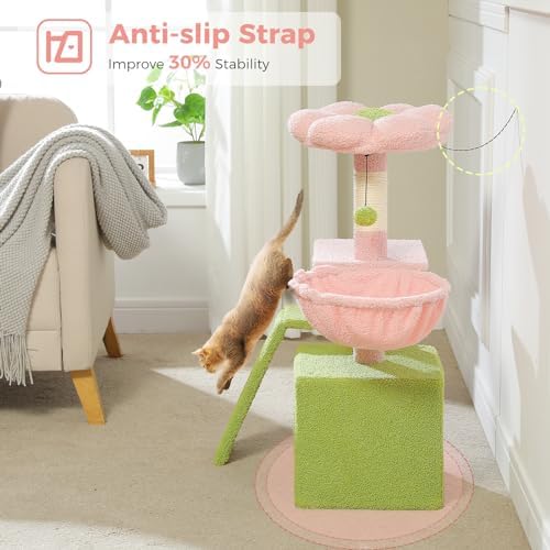 PETEPELA Cactus Cat Tree for Kittens & Small Cats, 32in Cat Tower - Image 5