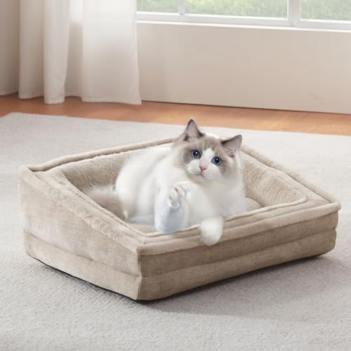 Laojin Balhen Cat Couch for Pets, Washable Cat Beds for Indoor Cats, Super Soft - Image 6