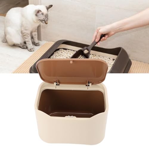 ASHATA Pet Litter Trash Can, Small Trash Bin Waste Basket - Image 2