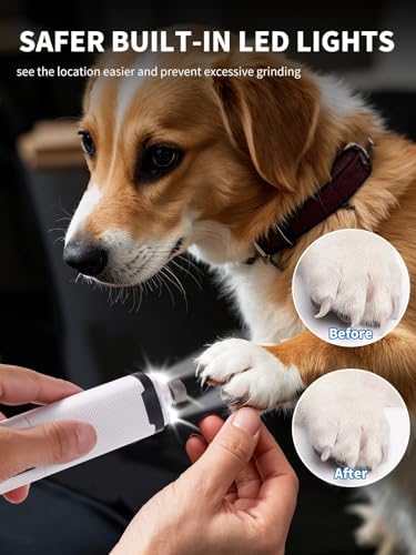 Electric Dog Nail Grinder for Small Medium Large Breeds - Image 4
