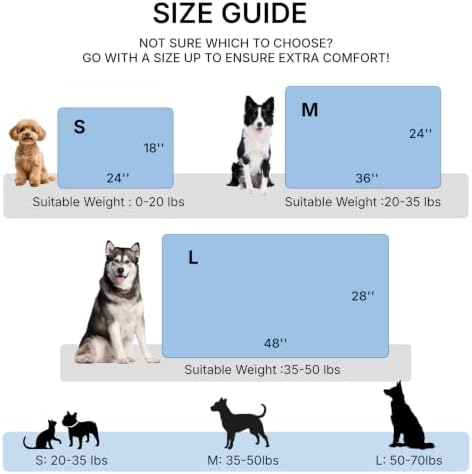 Dog Cooling Mat, Large & Medium Dogs, Self-Cooling Pad - Image 2