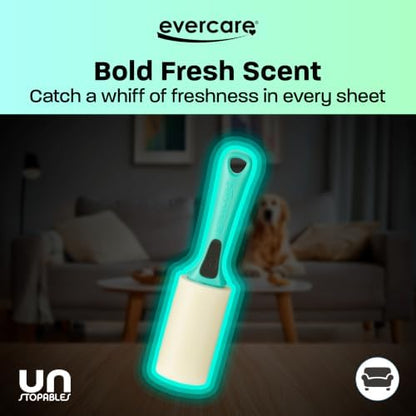 Evercare with Unstopables Fresh Scent All-Purpose Lint Roller, 50 Layers Per - Image 3