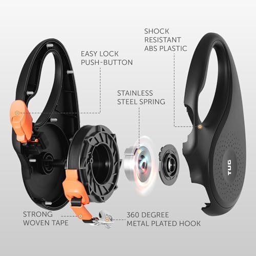 TUG 360° Tangle-Free Retractable Dog Leash | 16 ft Strong Nylon Tape - Image 2
