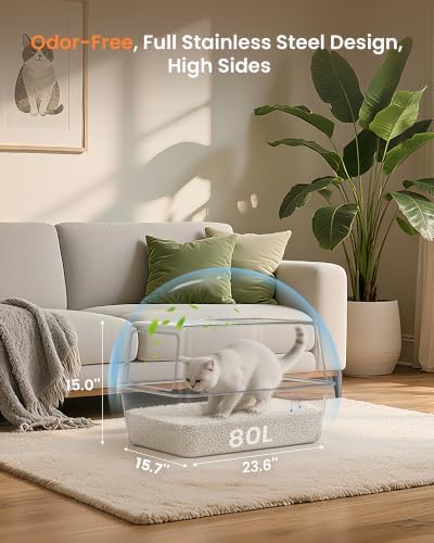 Stainless Steel Cat Litter Box - Image 5