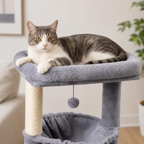 Multi-Level Cat Tree for Indoor Cats, Cat Tree Tower - Image 3