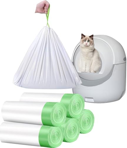Super Thick 2Mils Drawstring Litter Box Liners by YYaaloa