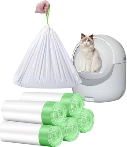 Super Thick 2Mils Drawstring Litter Box Liners by YYaaloa