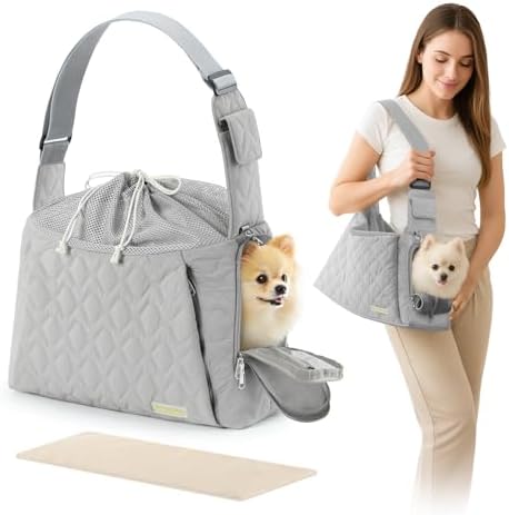 JourCraf Dog Carrier Sling for Small Dogs, Front Cat Sling & Cats Up to 15 lbs by JourCraf