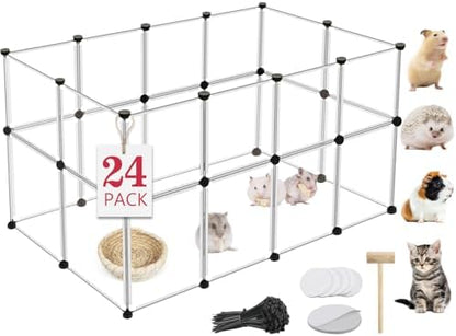 VISCOO 24 Panels Small Animals Playpen by VISCOO