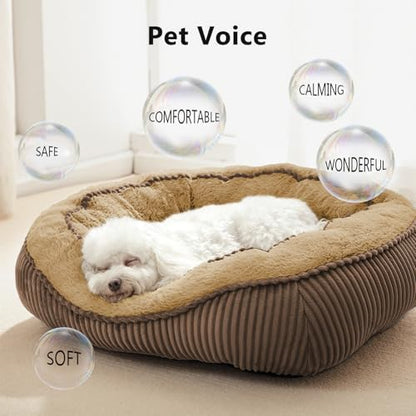Dog Beds for Medium Small Dogs, Washable Pet Bed - Image 3