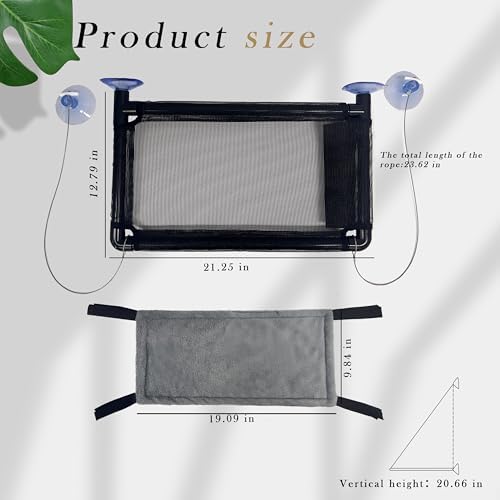 2 Pack Cat Hammock for Window Wall - Image 2