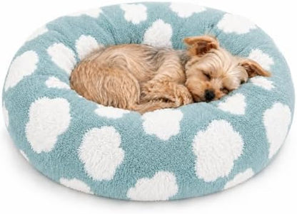 Whiskers & Friends Cat Beds for Indoor Cats & Small Dog, Fluffy Cat Bed by WhiskersFriends