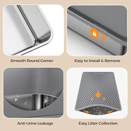 Stainless Steel Litter Box - Image 6