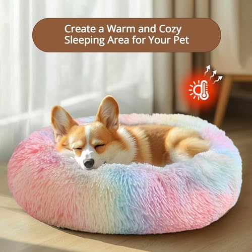 JOLLYVOGUE Calming Small Dog & Cat Bed - Image 4