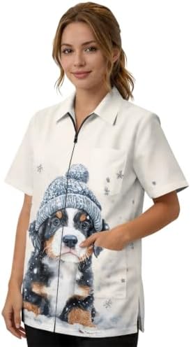 Funny Print Barber Jackets & Smocks by Unknown