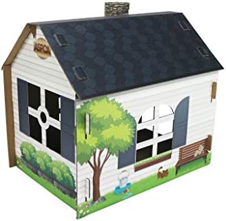 ASPCA Cardboard Cat House Hideaway Playhouse - Image 6
