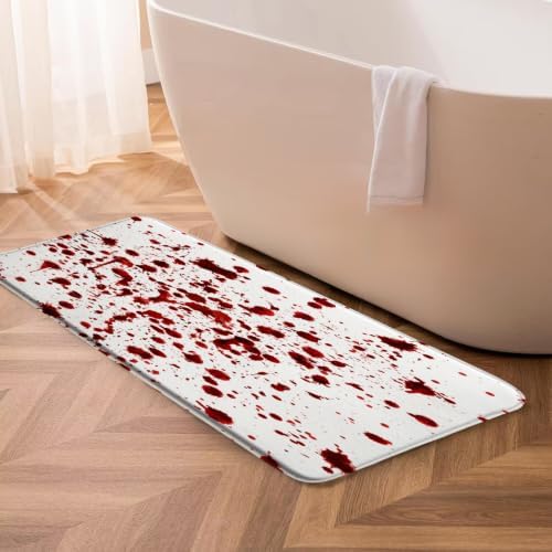Blood Halloween Bath Mat Horror Red Splash Ghost Bloody Spooky Scary Zombie - Image 5