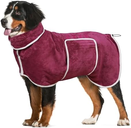 Dog Bathrobe Towel Dog Drying Coat by HhiMyOct
