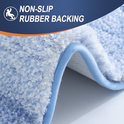 OLANLY Bathroom Rugs Mat 34x21, Extra Soft Absorbent Microfiber Bath Rugs - Image 5