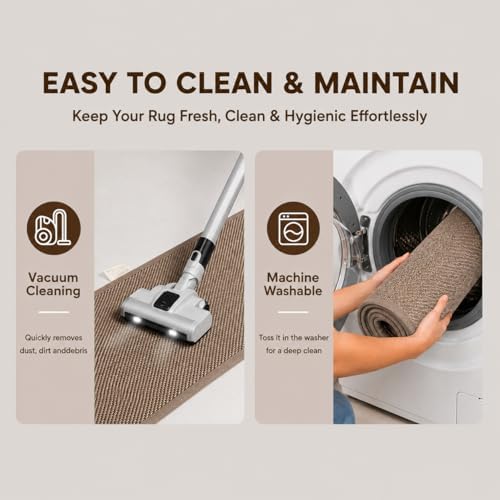 12'' Wide Long Bath Runner Mat, Super Absorbent Non-Slip Bathroom Rug - Image 7