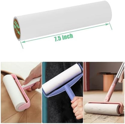 7.5 inch Lint Roller Refills Only, Pet Hair Remover Refills - Image 2