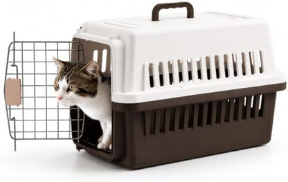 Pets Carrier, Hard-Sided, for Small Dog/Cat up to 20 lb, Suit for Airline/Road by Unknown