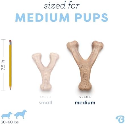 Benebone Puppy Wishbone Durable Dog Chew Toy - Image 4
