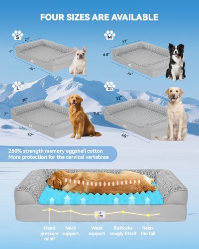 Cooling Dog Bed with PCM, Instant Chill Pet Sofa - Image 4