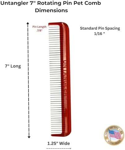 Pet comb for easy mat removal without causing pain to pets - Image 3