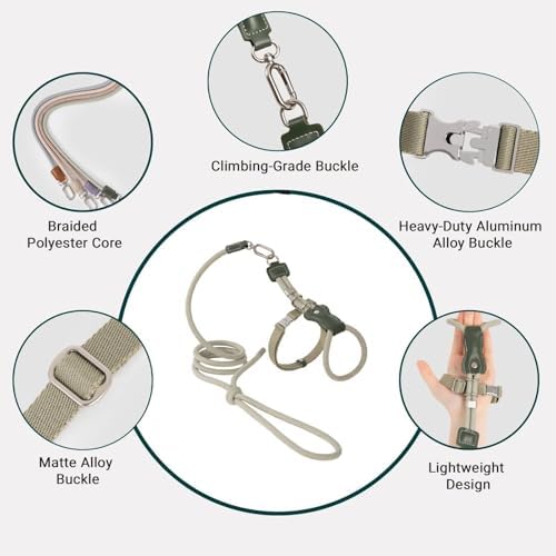 Adjustable Escape Proof Cat Harness and Leash Set - Image 7