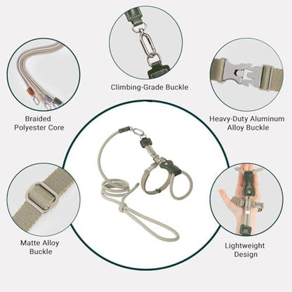 Adjustable Escape Proof Cat Harness and Leash Set - Image 7