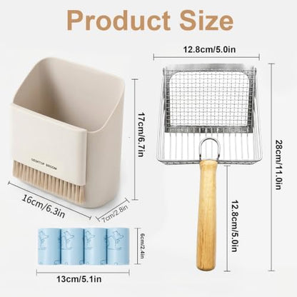 4 Pack Cat Litter Scoop Set，Cat Litter Scooper - Image 3