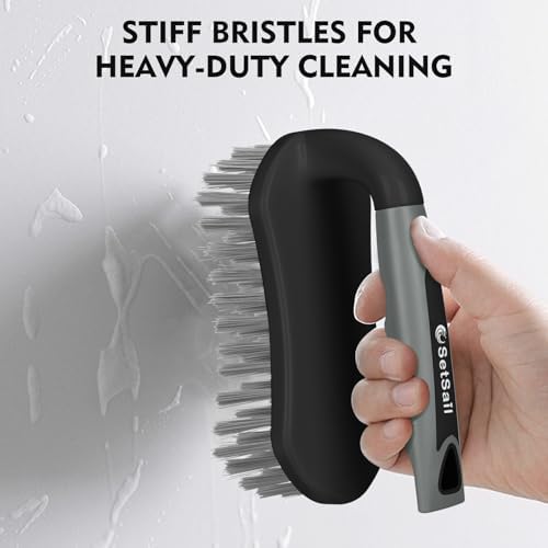 SetSail Scrub Brush, Stiff Bristle Cleaning Scrubber, 2 Pack - Image 5