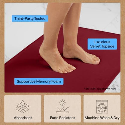 GORILLA GRIP® Memory Foam Bath Rug - Image 5