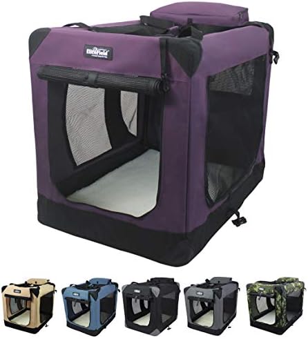 EliteField 3-Door Soft Dog Crate by EliteField