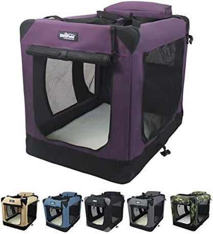 EliteField 3-Door Soft Dog Crate by EliteField