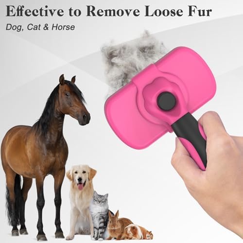 Dipoo Self-Cleaning Pet Grooming Brush - Image 6