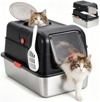 Fully Enclosed Dog Proof Litter Box by HOME