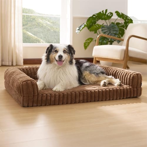 Bedsure ComfyFleece® Memory Foam Orthopedic XL Dog Bed by BEDSURE
