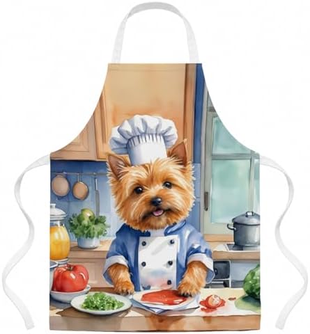 Caroline's Treasures Norwich Terrier The Chef Apron Cooking Kitchen Server by CarolinesTreasures