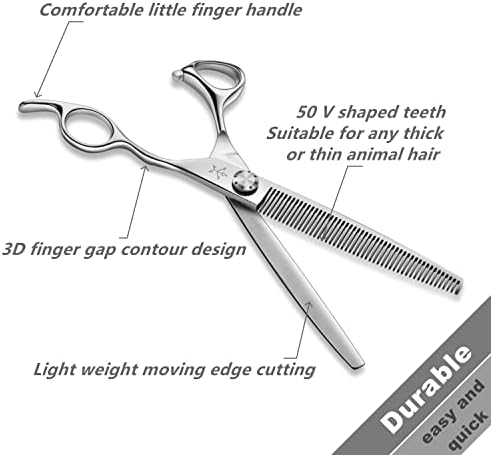 High-end Professional Dog Grooming Thinning Scissors Teeth Cutting Blending - Image 5